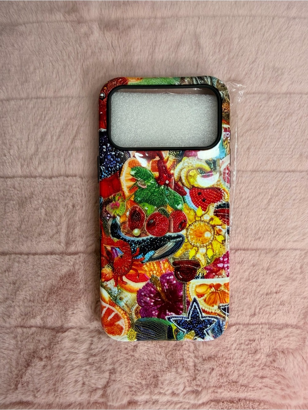 Colorful Fruit & Floral Smartphone Case – 17 Pro MAX